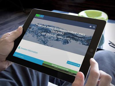 Phoslock Website On Tablet
