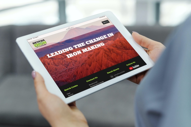 Nevada Iron Website